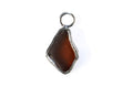 Large Seaglass Charm - Brown
