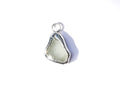 Small Seaglass Charm - White