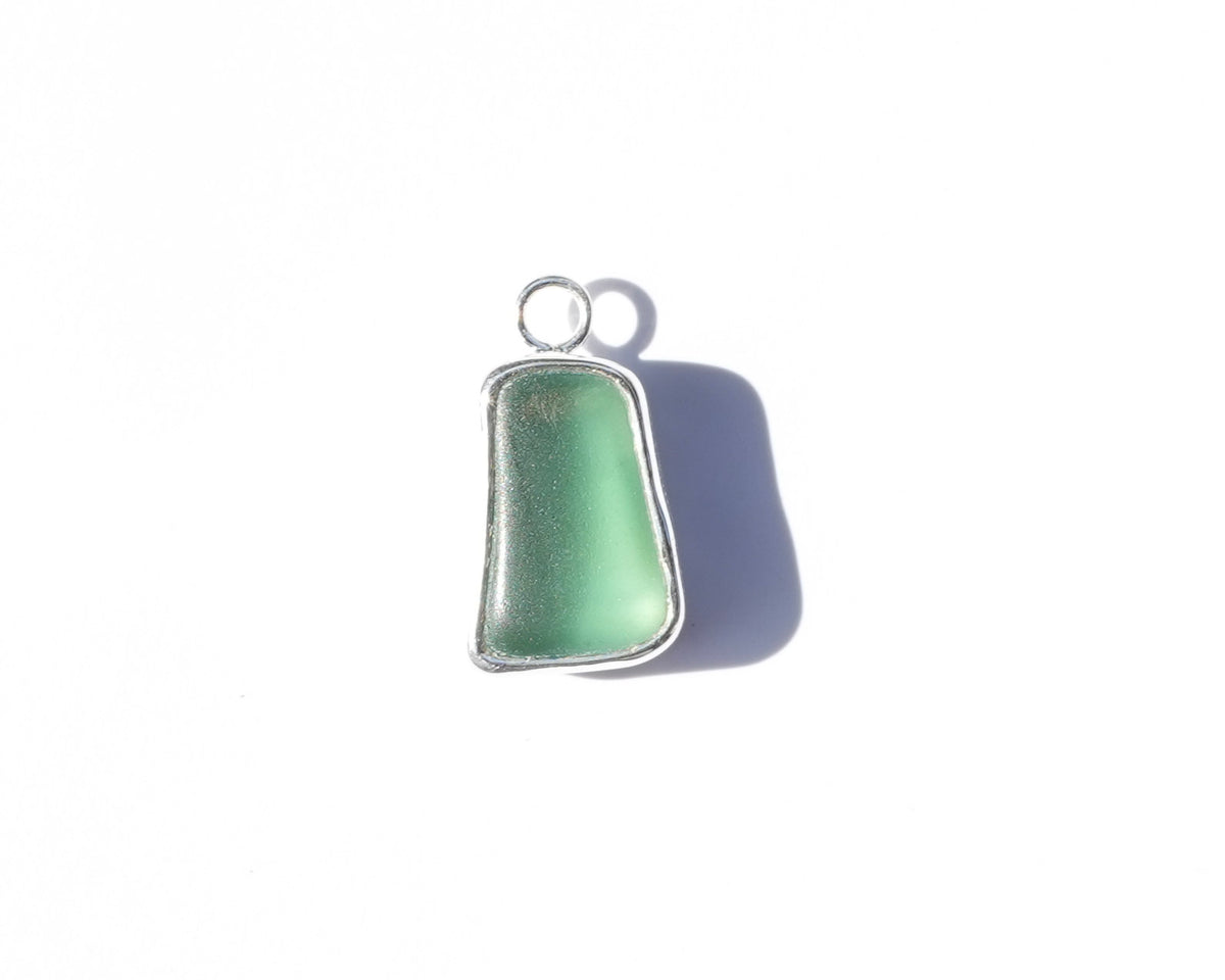 Large Seaglass Charm - Green