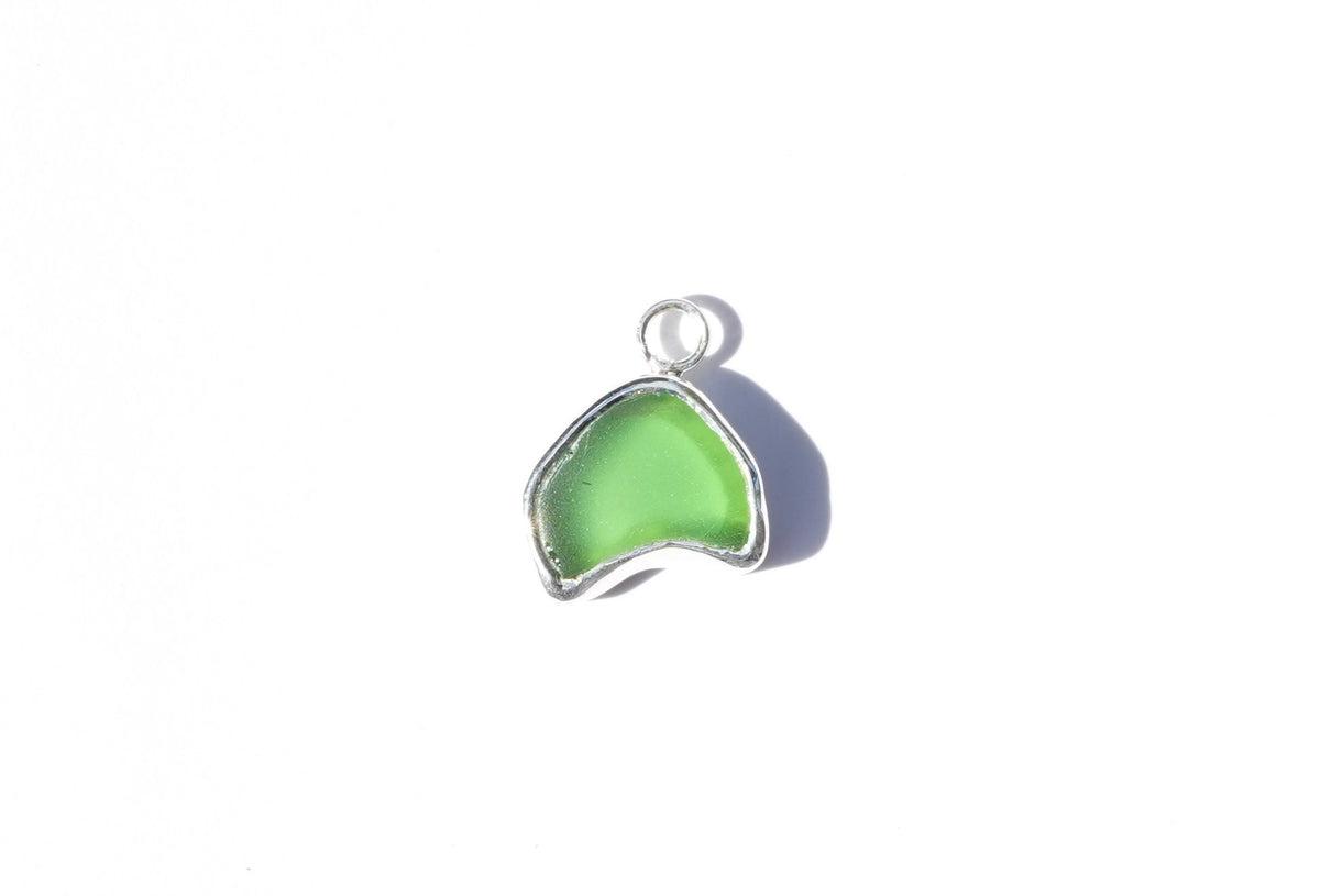 Large Seaglass Charm - Green