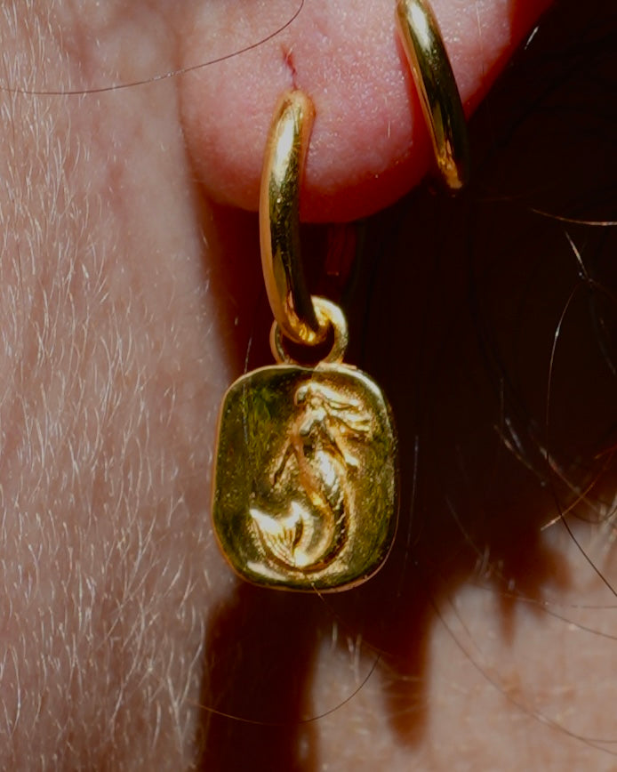 Gold Sirène Earring Set
