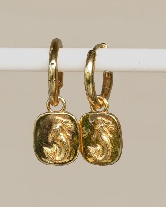 Gold Sirène Earring Set