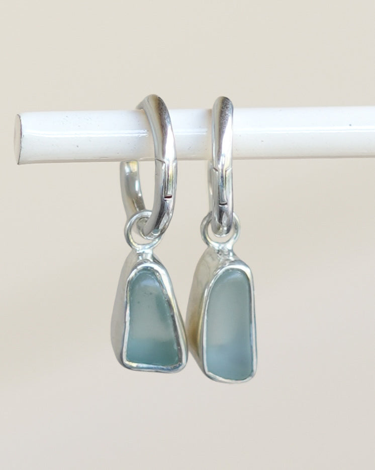 Seaglass Earring Set - Sml Blu